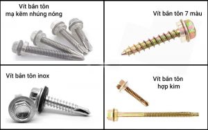Vít bắn tôn là gì? Các loại đinh bắn tôn | Giá vít bắn tole