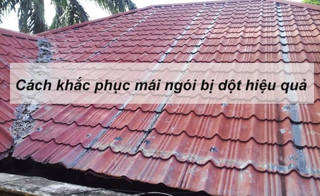 Chống dột cho mái ngói: Đâu là giải pháp hữu hiệu?